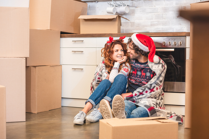 Moving during the holidays can be stressful.