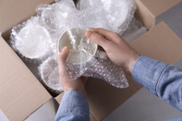 Packing fragile items